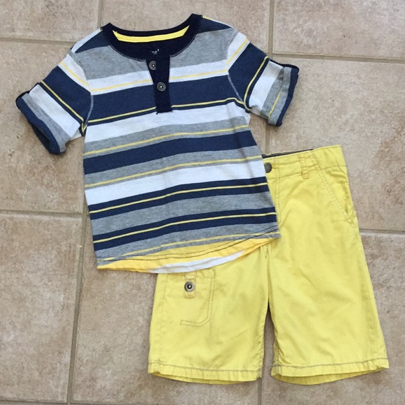 Genuine Kids OshKosh Boy/'s Shorts Size 18M Cotton Colorblock NWT